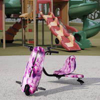 Multi-patrón mejores niños RC gasolina Drift Trike tres ruedas eléctricas PU ruedas Sensor uso al aire libre