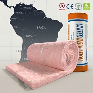 <span class=keywords><strong>Laine</strong></span> <span class=keywords><strong>de</strong></span> verre pré-découpée 40 mm, classe A1 R94 EN13501, pour chambre, cuisine, entrepôt – Amérique du Sud - Product Image 1