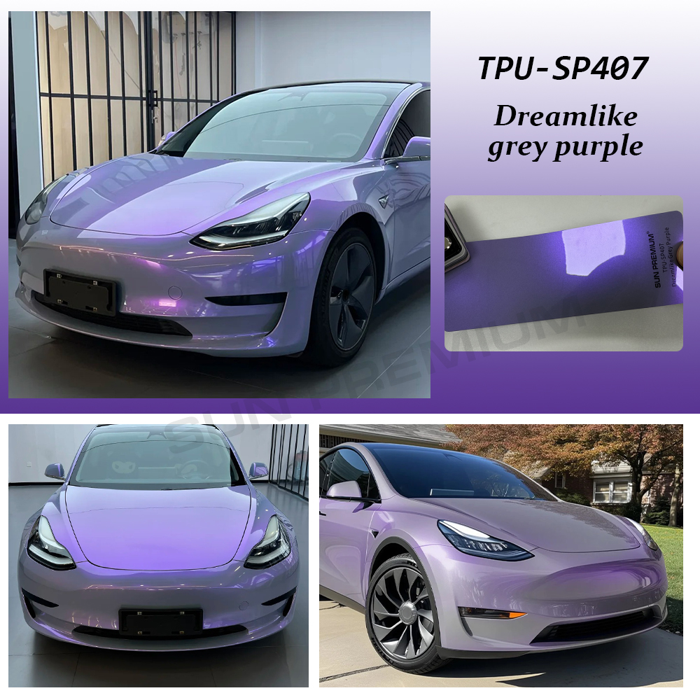 Dreamlike grey purple