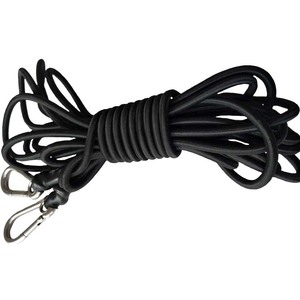 Ganchos de remolque de 50 cm con cuerda elástica de acero inoxidable y mosquetón para actividades al aire libre - Product Image 4