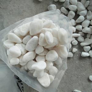 Guijarros blancos Piedras caídas Piedras blancas paisaje blanco de Vietnam - Product Image 3