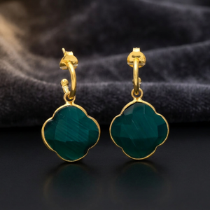 Wholesale Stainless Steel <b>Stud</b> Earrings 14k Gold Plated Children's Wedding Ethnic - Product Image 3