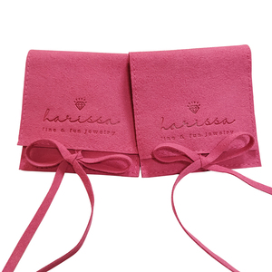 Bolsitas de Microfibra y Gamuza Tipo Sobre para Joyería con Logo Personalizado, Fundas de Embalaje para Aretes y Collares - Product Image 6