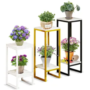 Nordic Indoor Flowerpot Stand Com Suportes De Madeira Para Casa Display Flower Potted Rack