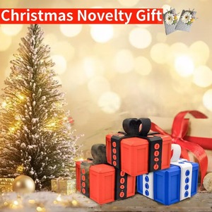 3D printed gift <b>box</b> with screws, fun <b>Christmas</b> decoration <b>box</b>, and friends' novel magic <b>box</b>, customizable - Product Image 3