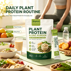 Mezcla <span class=keywords><strong>de</strong></span> Proteína Vegetal en Polvo OEM con Proteína <span class=keywords><strong>de</strong></span> <span class=keywords><strong>Guisante</strong></span>, Arroz y Semillas <span class=keywords><strong>de</strong></span> Calabaza, Mejora la Memoria y el Rendimiento Físico - Product Image 2