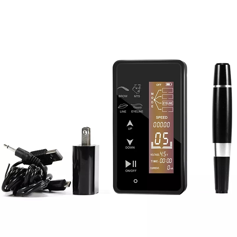 Цифровая беспроводная машинка для перманентного макияжа для бровей и губ