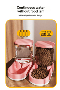 Tự Động Có Thể Tháo Rời Pet Trung Chuyển Treo Nước Dispenser Thực Phẩm Lưu Trữ Container Cho Chó Mèo - Product Image 5