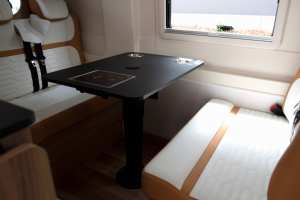 Pied de table télescopique de haute qualité, facile à soulever, réglable en hauteur, avec cadre <span class=keywords><strong>pour</strong></span> <span class=keywords><strong>camping</strong></span>-<span class=keywords><strong>car</strong></span>, caravane, extérieur - Product Image 5