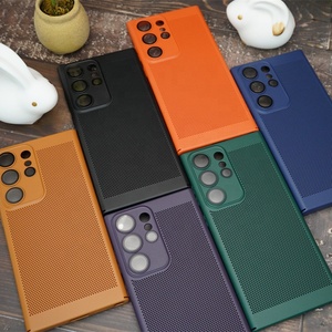 เคสโทรศัพท์ระบายความร้อนแบบบางเฉียบสำหรับ Samsung Galaxy S24 + S23 S24 FE + ฝาหลังฝ้า5G S23พร้อมกล้องป้องกัน