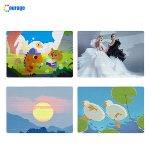 Small A5 Size Frame Edge Pearl White Blank Paper <strong>Puzzle</strong> with <strong>Sublimation</strong> - Product Image 6