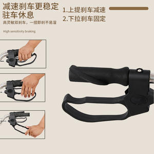 Carrito de compras plegable y portátil para personas mayores, 4 ruedas, con asiento, para compras. - Product Image 5