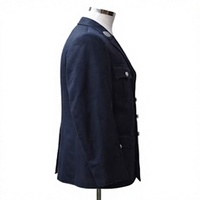 Veste tunique unie vintage allemande enduite pour homme, imperméable, coupe-vent, respirante, 3 boutons, poches avant, tenue de travail hivernale