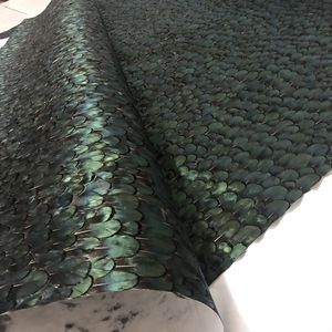 ورق جدران فاخر جديد بألوان طبيعية عالية الجودة بتصميم ريش الطاووس لتزيين جدران المنزل - Product Image 6