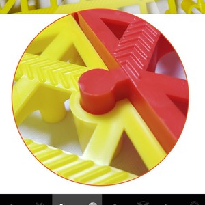 <b>Plastic</b> Floor Grating Interlocking Rectangle Non Slip Outdoor Industrial <b>Flooring</b> Textured Surface - Product Image 3