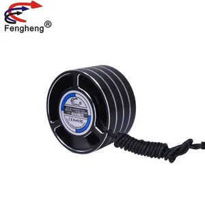 DC 12V & 24V Radio Control Toys Mini round Axial Cooling Fan 40x40x28mm Aluminum Fan with Plastic Blades OEM Supported