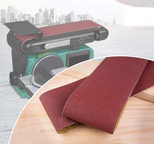 6 pièces de bandes abrasives en oxyde d'aluminium 6x48 pouces, grains 60, 80, 120, 150, 240, 400, personnalisables, OEM, <span class=keywords><strong>pour</strong></span> <span class=keywords><strong>ponceuse</strong></span> à bande - Product Image 5