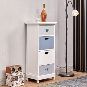 Hot Sale Color <strong>Chest</strong> <strong>of</strong> <strong>Drawers</strong> Tall <strong>Thin</strong> Bedside Table Home Furniture Modern Wooden Living Room Storage Cabinets - Product Image 2