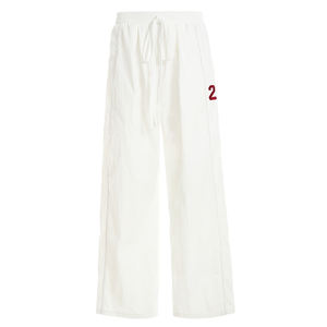 Pantalon Palazzo Fluide Taille Basse pour Femme, Coupe Ample Décontractée, Respirant, Style Streetwear Audacieux, 100% Nylon - Product Image 6