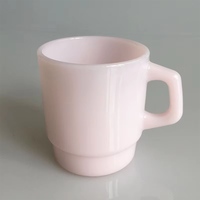 Gobelet en verre borosilicate écologique personnalisable JUNVOY, design moderne Highball, réutilisable, promotions café, Jadeite