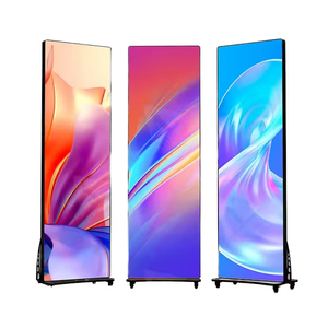 Pantalla <span class=keywords><strong>LED</strong></span> Plegable de 55 Pulgadas Equivalente a P2.5, Pantalla HD Interior a Todo Color, Señalización Digital Móvil para Supermercados, Farmacias y Comercios Minoristas - Product Image 1