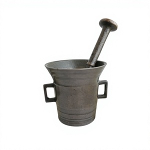 ครกบดเครื่องเทศขิงกระเทียมอลูมิเนียมโบราณ - Product Image 1