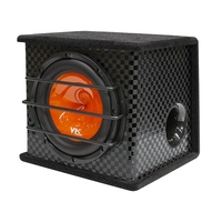Subwoofer de voiture de bonne qualité VK Q10S 10 pouces DC 12V à bobine simple pour amplificateur, utilisation active, 150W RMS, 50-200Hz, 87-90dB SPL