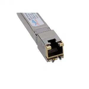 RJ45 Network Support 10Gbase-T 5Gbase-T 2.5Gbase-T1000base-T 10M 100M 1000M SFP 10G SFP+ Copper-T RJ45 30m 80m Transceiver
