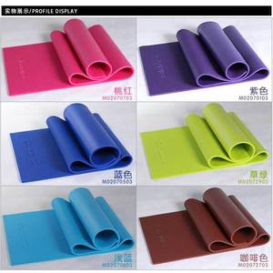 เสื่อโยคะ 3 มม. สีทึบ กันลื่น หนาขึ้นสำหรับการฝึกโยคะเพื่อสุขภาพ - Product Image 1