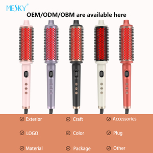 מברשת מסלסל שיער חשמלית תרמית יונית של MESKY עם צג LCD לתצוגת טמפרטורה - Product Image 6