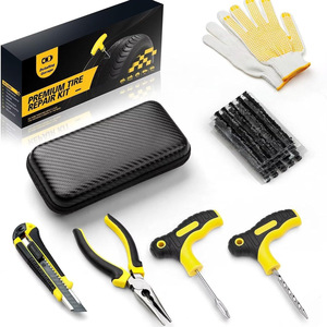 Si Rui <b>Tire</b> Repair Kit Iron Chrome Plated PP Emergency Car <b>Motorcycle</b> Tubeless <b>Tire</b> Fix Tool Set - Product Image 4