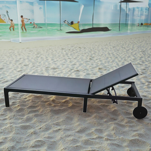 Hot Sale Aluminum Outdoor Sunlounge <strong>Lounge</strong> Back Support Modern Design Plush Lazy Sofa Bed for Adults and Babies for Hotels - Product Image 4