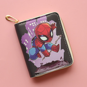 Anime <strong>Wallet</strong> <strong>Cool</strong> Cartoon Luffy Spider <strong>Man</strong> Marvel Piece Purse Custom Portable PU Leather Coin Bag ID Card Case Cover <strong>Wallets</strong> - Product Image 4