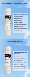 Meilleures ventes - Cartouche de filtre à eau à ultrafiltration à trois étapes de style coréen à connexion rapide PP/UDF/CTO 10 pouces - Garantie de 6 mois - Product Image 4