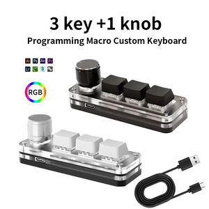 Macro Mechanische Toetsenbord Rgb Mini Gaming Custom Programmering Knop Toetsenborden 3 Toetsen Voor Photoshop - Product Image 2