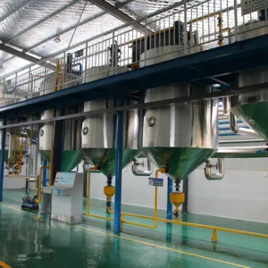 Usine automatique de purification d'huile végétale d'usine de raffinerie de pétrole brut d'acier inoxydable 10TPD