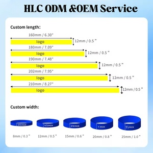 สายรัดข้อมือซิลิโคนแบบกำหนดเองได้ สำหรับงานปาร์ตี้วันหยุด วันวาเลนไทน์ วันอีสเตอร์  ลายตัวอักษร HLC  สายรัดข้อมือซิลิโคนแบบกำหนดเองได้  สายรัดข้อมือสำหรับเล่นกีฬา - Product Image 5
