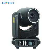 Gothylight Moving Head Laser Light Animation 3D 10w RGB Led Halo Ring ILDA et DMX Control 100-240V 8.6kg