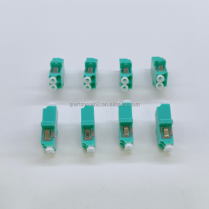 Adaptador de Fibra Óptica Dúplex LC UPC OM3 Aqua, Acoplador LC-LC para Cableado Multimodo de Centros de Datos, Suministro de Fábrica - Product Image 2