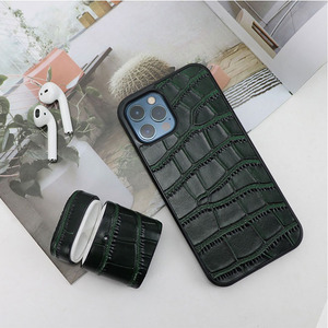 Custodia <span class=keywords><strong>per</strong></span> cellulare in pelle Pu di design di lusso all'ingrosso personalizzato <span class=keywords><strong>per</strong></span> <span class=keywords><strong>airpods</strong></span> 1 2 pro custodia protettiva <span class=keywords><strong>per</strong></span> iphone - Product Image 1