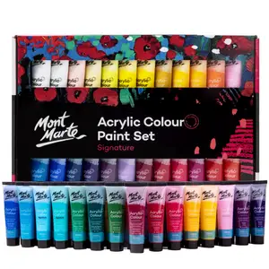 Mont Marte Acrylic Paint Set 48pc x 36ml artist acrylic paint set