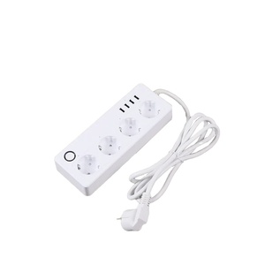 Tira de Alimentación inteligente Tuya WIFI, enchufe USB estándar de Reino Unido y EE. UU., aplicación de control remoto, sincronización de encendido y apagado, como eléctrico - Product Image 1