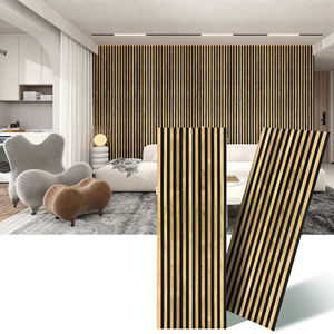 Kasaro Nouveau Design <span class=keywords><strong>Imitation</strong></span> Cuir Panneau Mural Acoustique en Bois Massif Naturel Panneau Insonorisant Panneau Acoustique Mural - Product Image 1