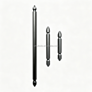 Juego de puntas magnéticas para destornillador, doble punta y largas Phillips PH0-PH3, puntas huecas <span class=keywords><strong>Torx</strong></span> Star, vástago hexagonal de 1/4 de pulgada - Product Image 1