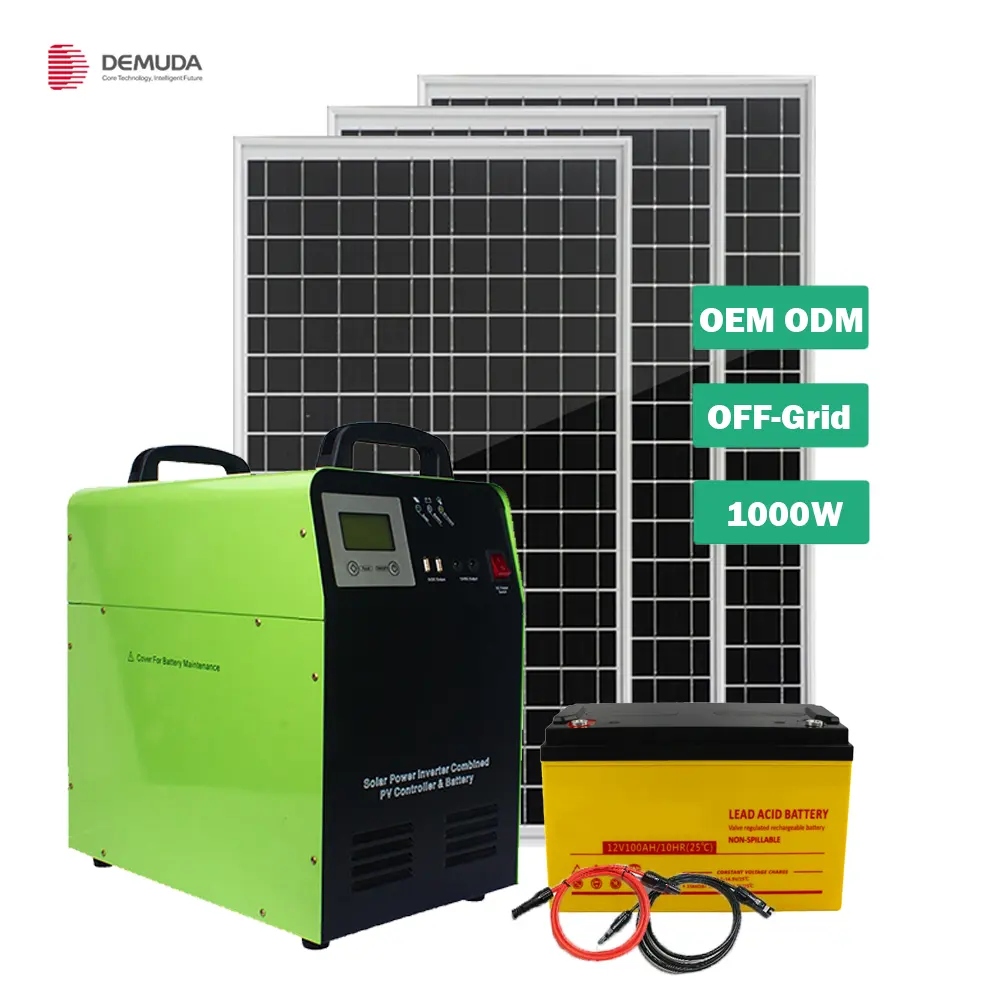 UE Mppt Shingle Home Roof Off Grid Photovoltaic Solar Panel Power System 1Kw Solar Energy Storage System For Home House Use