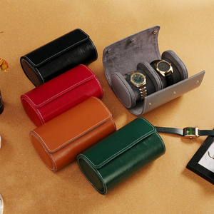 OEM&amp;ODM Top Leather Watch <strong>Roll</strong> Case Display Gift <strong>Box</strong> With 1 2 3 Watch Slots Watch <strong>Box</strong> - Product Image 4
