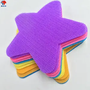 Manufacturer Custom Colourful Carpet Spots Marker Nylon Hook And Loop Dots