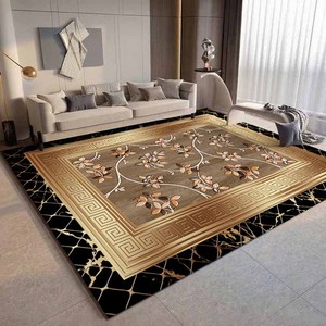 Alfombra de Terciopelo Cristalino para Sala de Estar, Dormitorio, Alfombra Grande para Sofá, Mesa de Centro, Manta para Cama Completa, Venta al por Mayor, Estilo Boho <span class=keywords><strong>Nórdico</strong></span> - Product Image 3