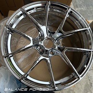 Jantes forgées Triple Chrome brossé poli 18 19 20 pouces 5x120 5x114.3 5x112 pour <span class=keywords><strong>BMW</strong></span> M3 M4 M2 VR5RS E92 G87 G80 F80 G82 F82 - Product Image 3