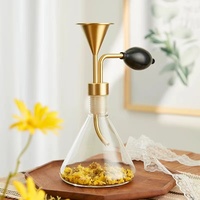 Pulvérisateur en cuivre pour parfum, huile essentielle, café, cosmétiques, flacons en verre, dispositif d'affichage olfactif pour parfums